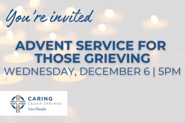 Advent Service For Those Grieving
